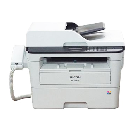 Ricoh M 340 Setup Manual