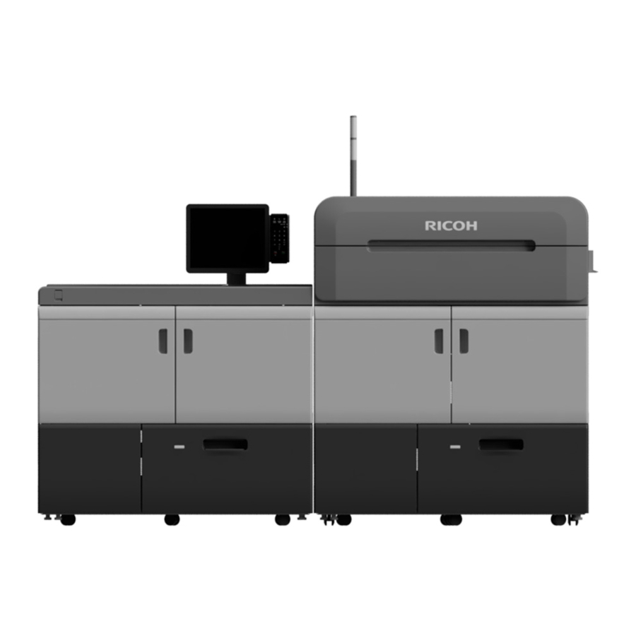 Ricoh Pro C9200 Інструкція з експлуатації Посібник з експлуатації