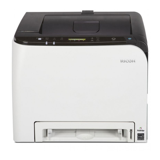 Ricoh SP C261DNW Setup-Handbuch