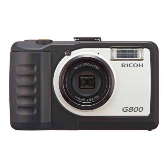 Ricoh G800SE 매뉴얼