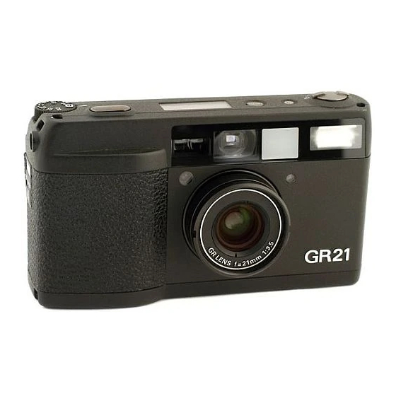 Ricoh GR-21 Manuale d'uso