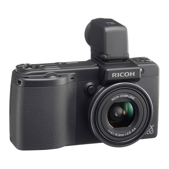 Ricoh GX200 브로셔 및 사양