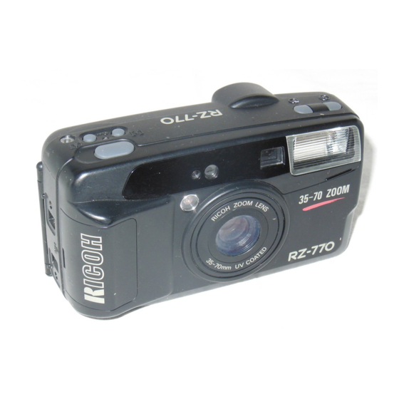 Ricoh RZ-770 Посібник користувача