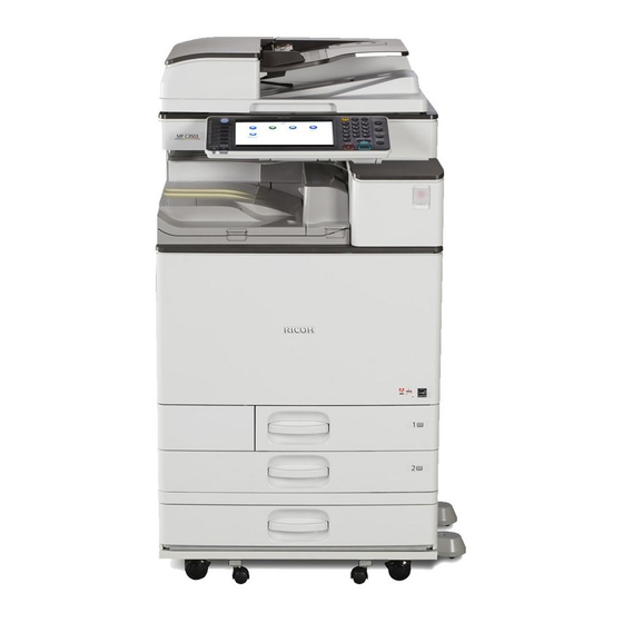 Ricoh MP C6003 Brochura e especificações