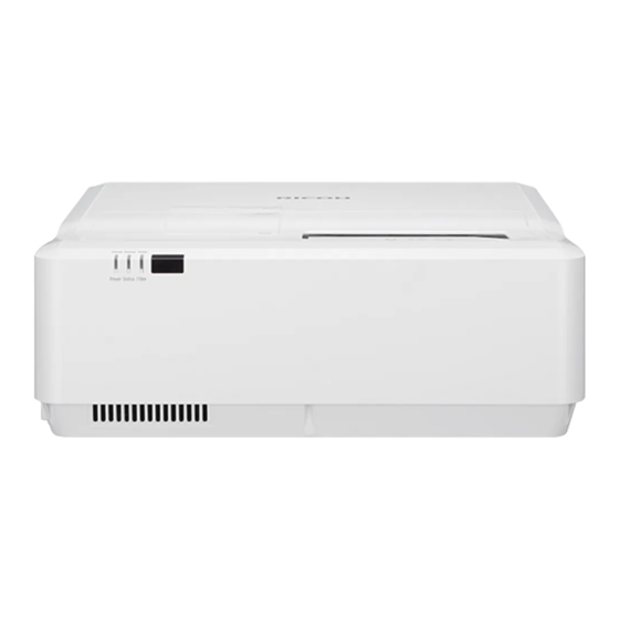 Ricoh PJ WXC4660 Formation aux services