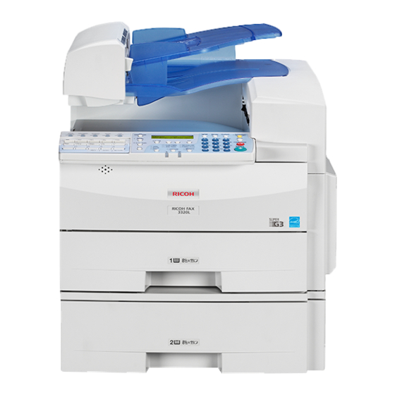 Ricoh FAX 3320L Характеристики Руководство