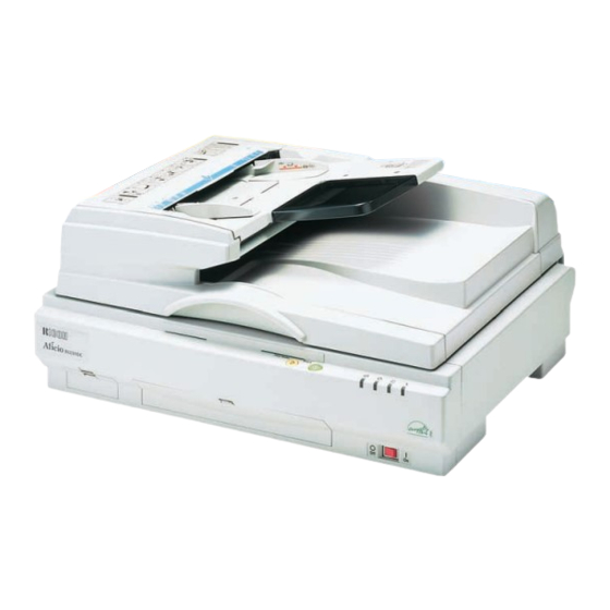 Ricoh IS330DC - IS - Flatbed Scanner Installatiehandleiding