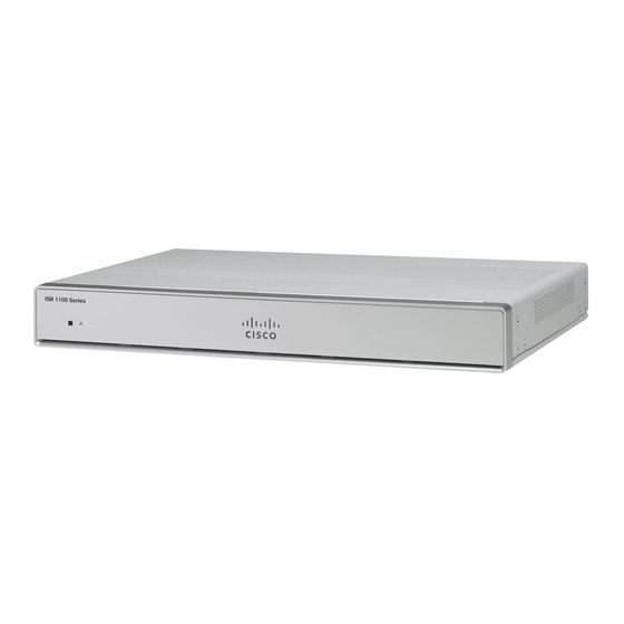 Cisco 1100 Series Hardware installatiehandleiding