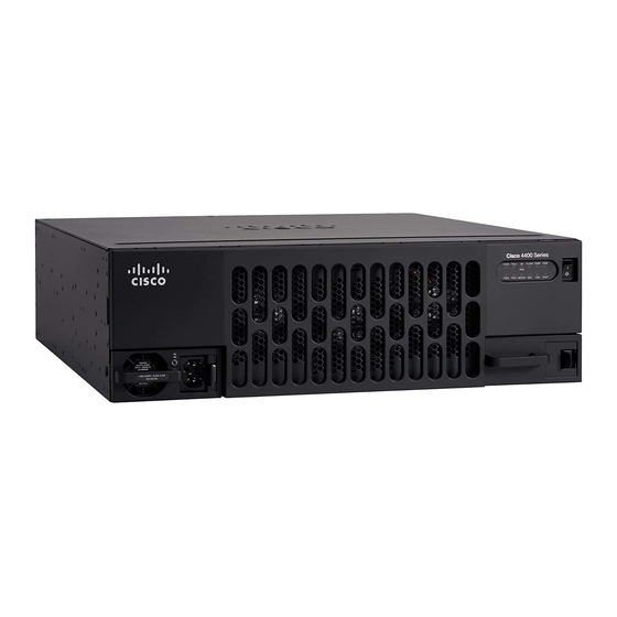 Cisco 4000 Series Upgrade Manual