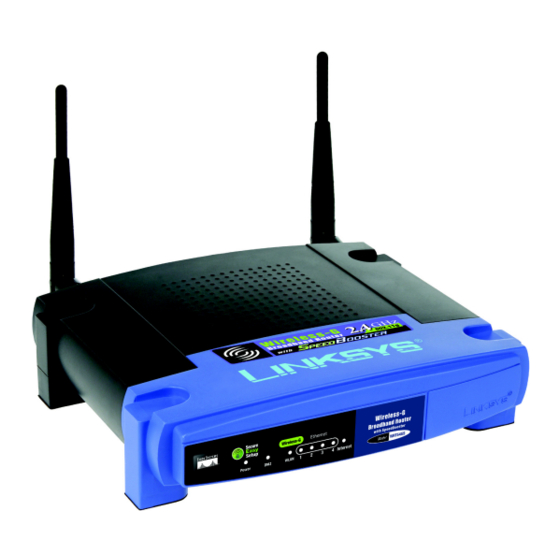 Cisco Linksys WRT54GS Manuel de l'utilisateur