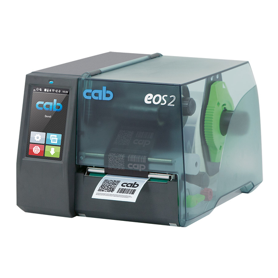 CAB EOS Series Servicehandleiding