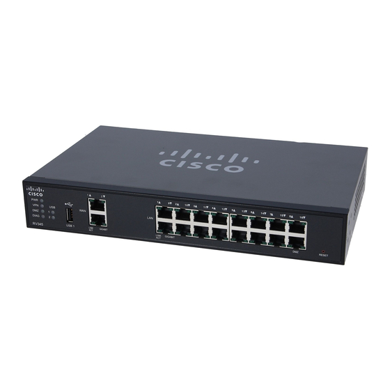 Cisco RV345 Manuale di avvio rapido