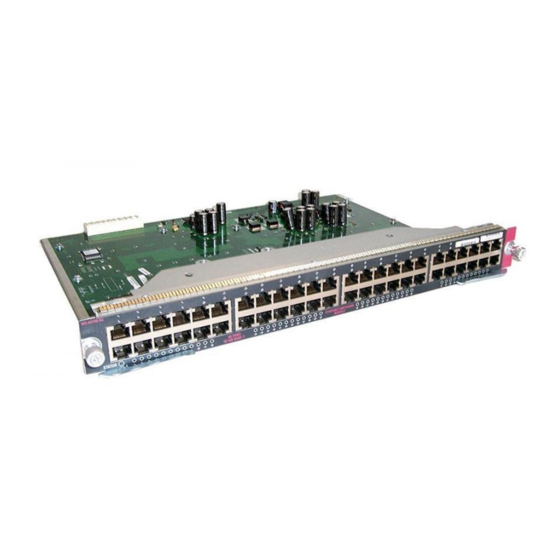 Cisco WS-X4148-RJ45V= - Switching Module Switch 제품 지원 게시판