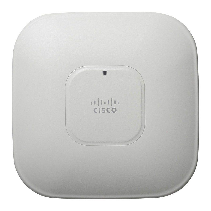 Cisco AIR-AP1141N-A-K9 - 802.11G/N Fixed Auto Ap; Int A Aan de slag handleiding