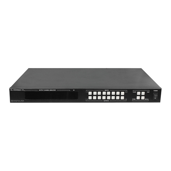 DigitaLinx DL-HDM88A-H2 Установка драйверов