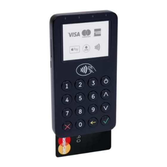 CabCard Pocket Card Payment Terminal 3G Краткое руководство по эксплуатации