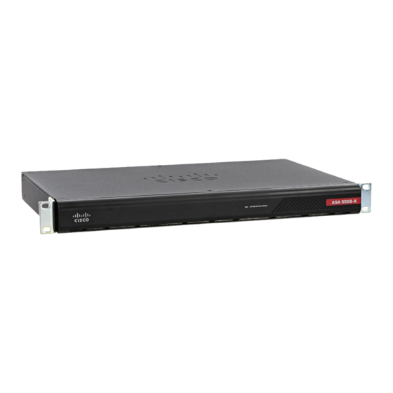 Cisco ASA 5508-X 빠른 시작 매뉴얼