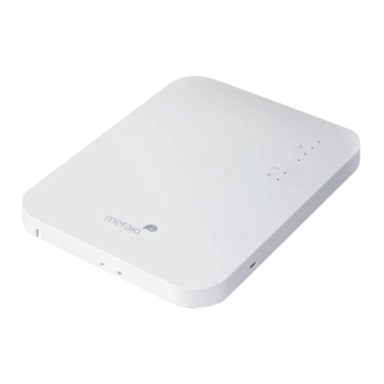 Cisco Meraki MR12 Quick Start Manual