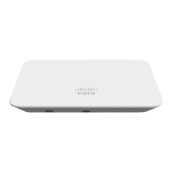 Cisco Meraki MR20 Installation Manual