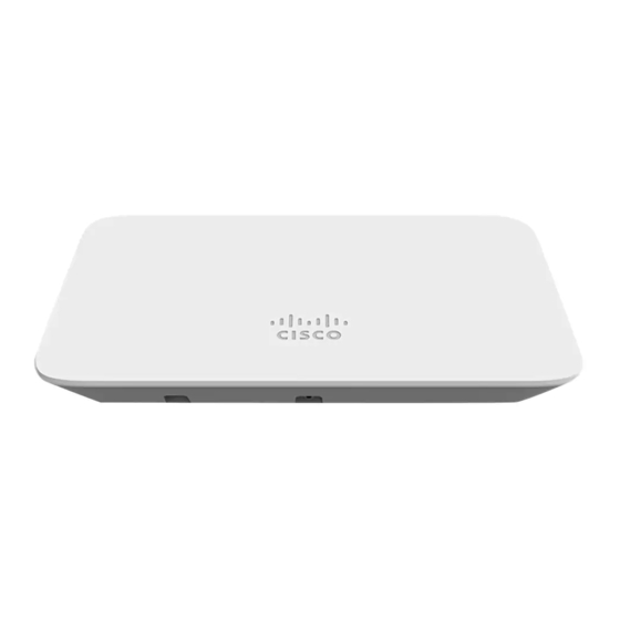 Cisco Meraki MR20-HW Manual de instalação