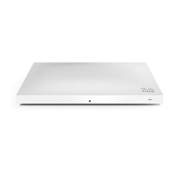 Cisco MERAKI MR34 Installatiehandleiding