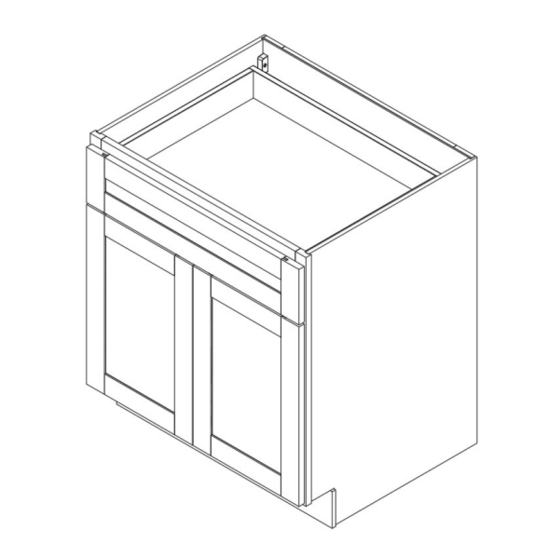 CABINETS TO GO Findley & Myers BC24 Instructions de montage