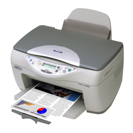 Epson CX5400 - Stylus Color Inkjet Начните здесь Руководство