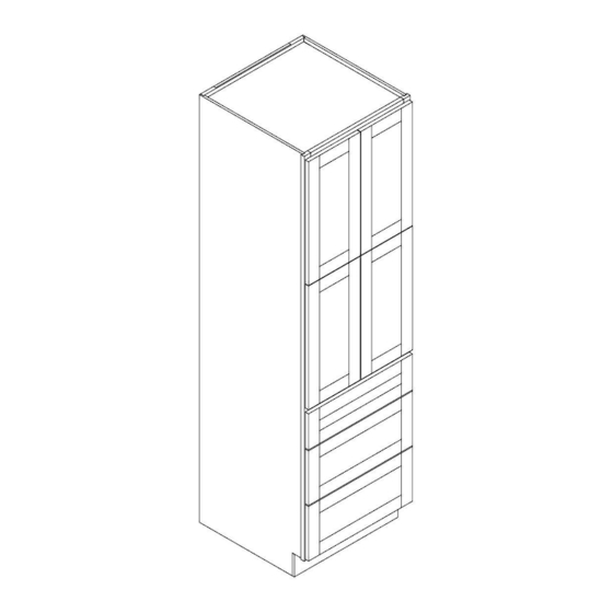 CABINETS TO GO Findley & Myers LCD2490 Instrucciones de montaje