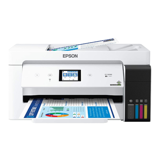 Epson EcoTank ET-15000 Series Buradan başlayın