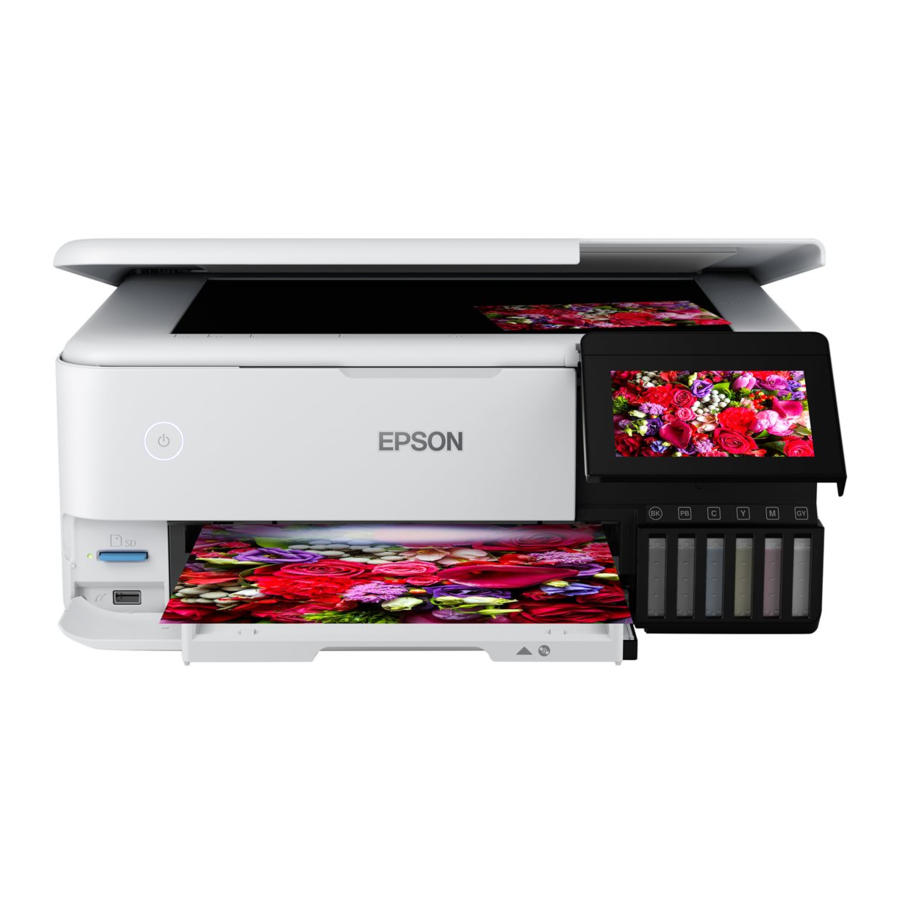 Epson EcoTank ET-8500 Series Panduan Memulai Cepat