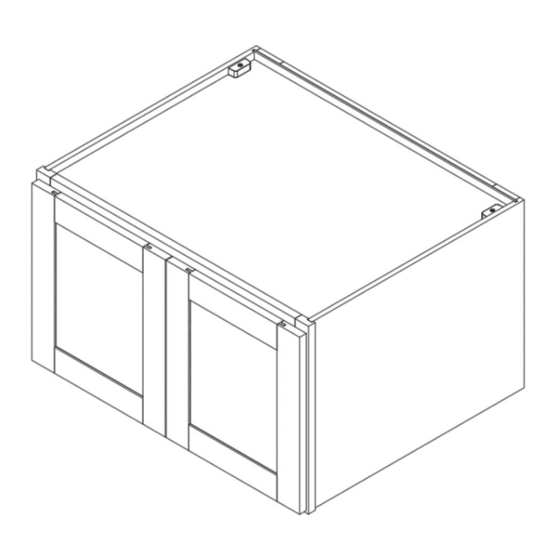 CABINETS TO GO Findley & Myers WC301824 Manual de instruções de montagem