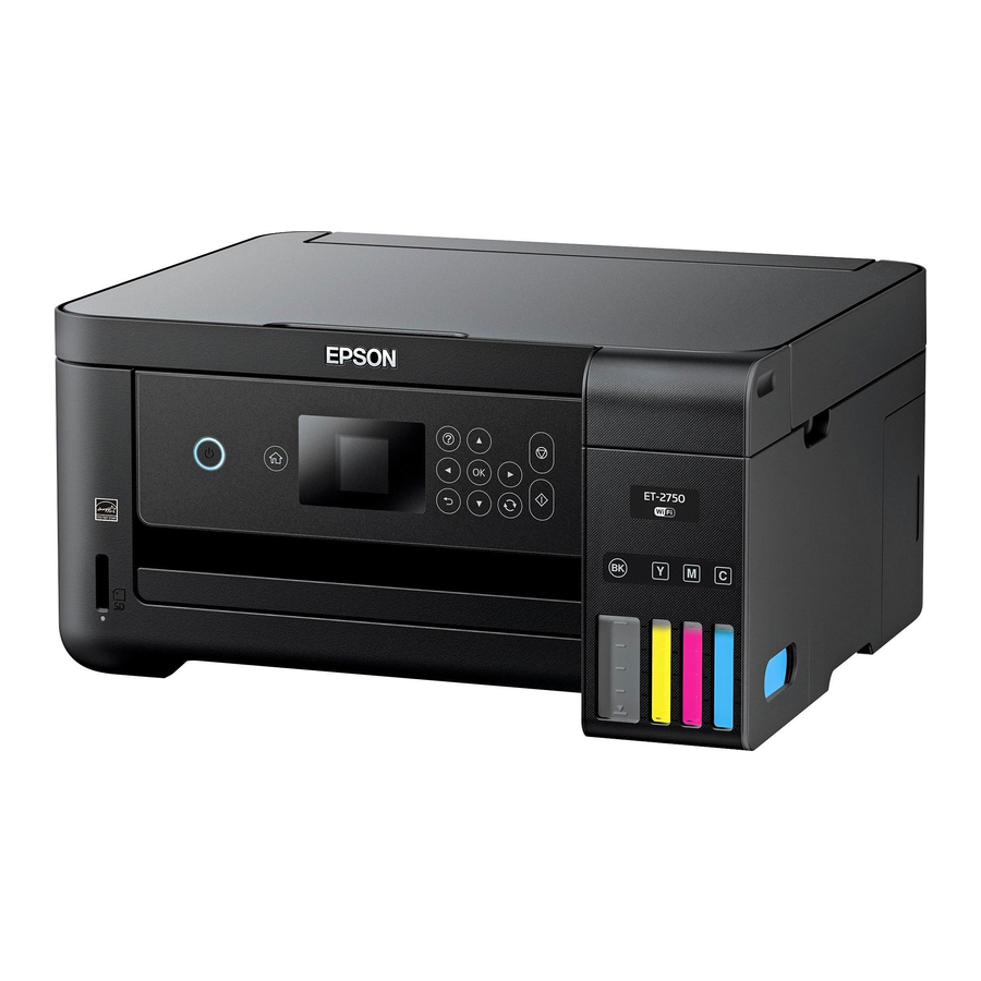 Epson ET-2750 series Buradan başlayın