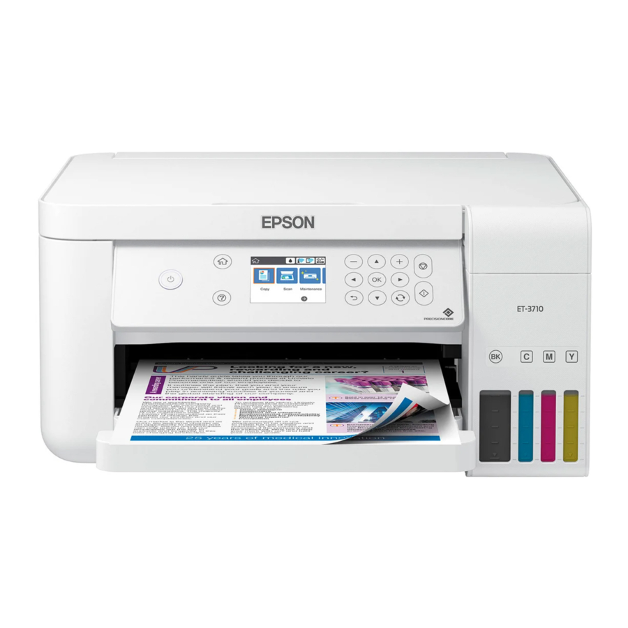 Epson ET-3710 여기에서 시작