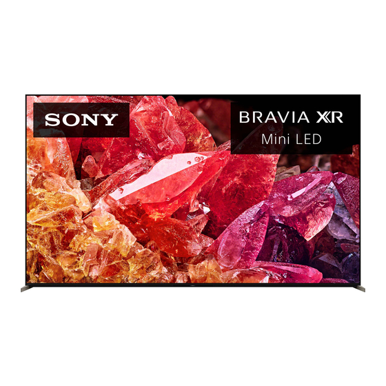 Sony 75X95K Podręcznik referencyjny