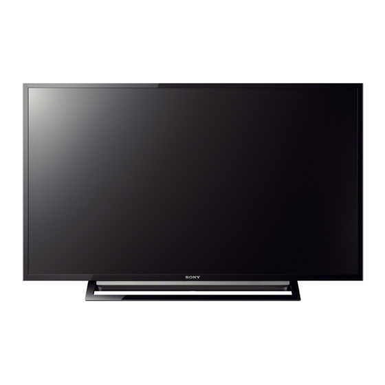 Sony Bravia 32R41xB Manual de instrucciones