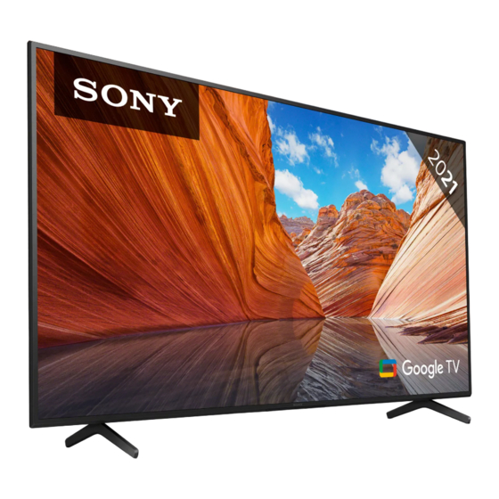 Sony BRAVIA 43X8 J Series Reference Manual