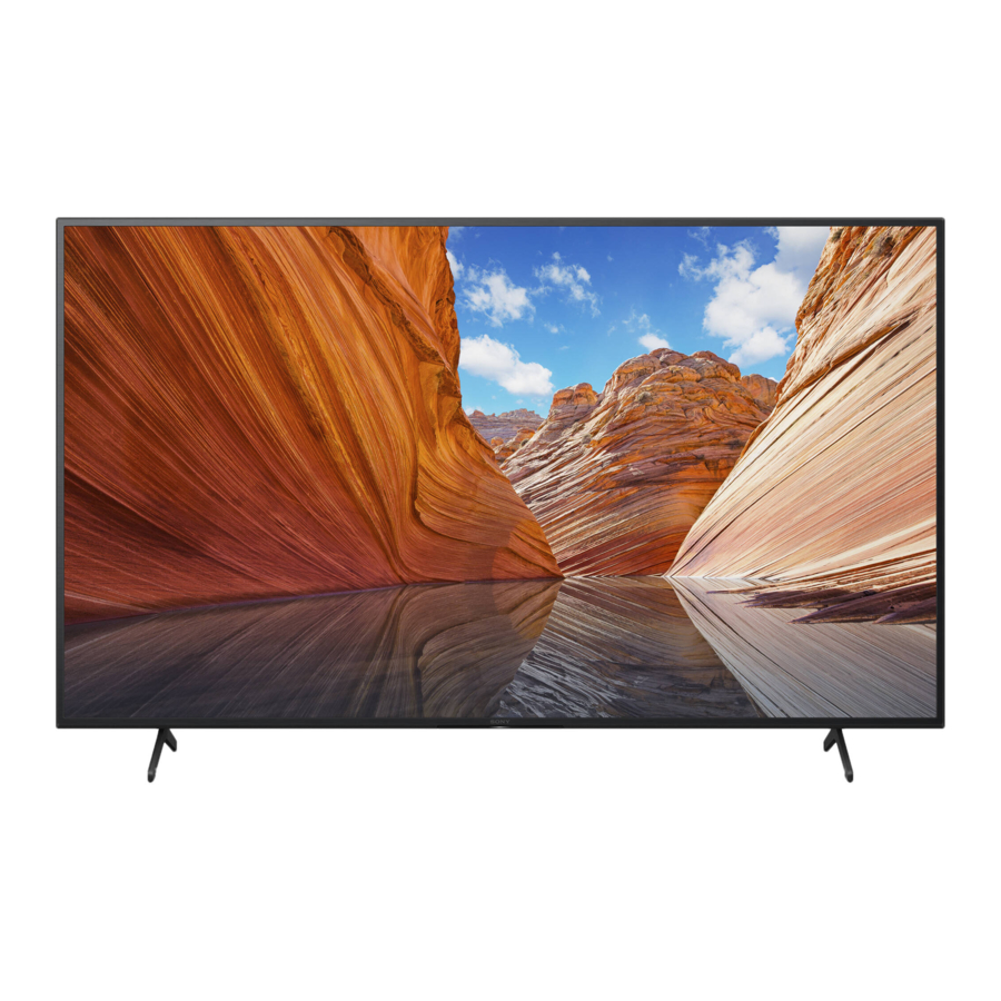 Sony BRAVIA 43X80J 참조 매뉴얼