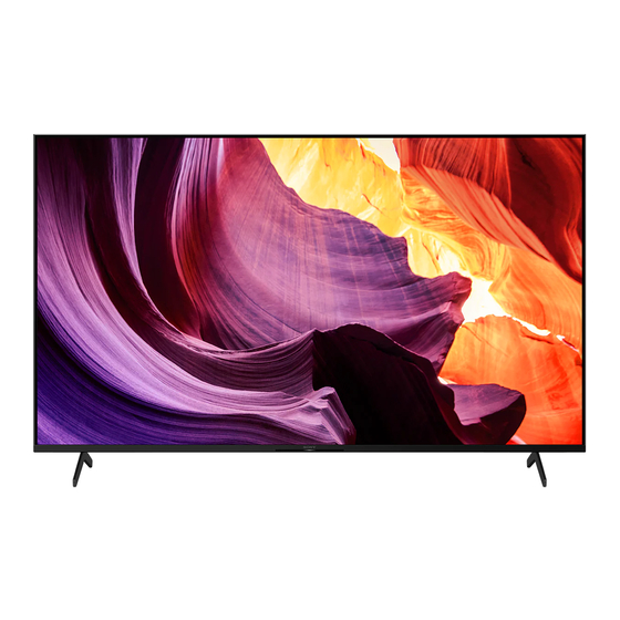 Sony Bravia 43X80K Referentiehandleiding