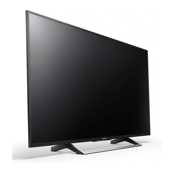 Sony BRAVIA 43XE70 Series Betriebsanleitung