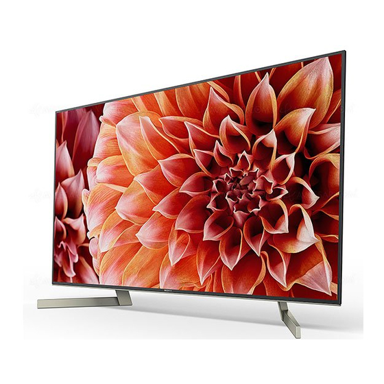 Sony BRAVIA 49X9000F Podręcznik referencyjny