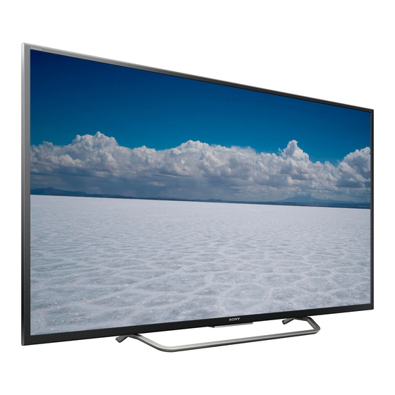 Sony Bravia 55X700D Manual de referência