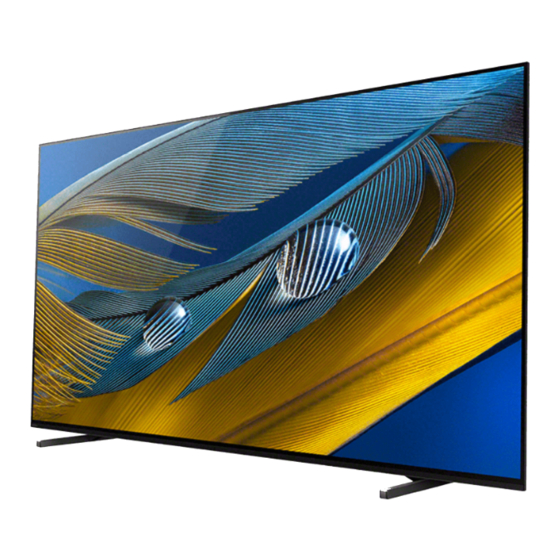 Sony BRAVIA 65A80J Podręcznik