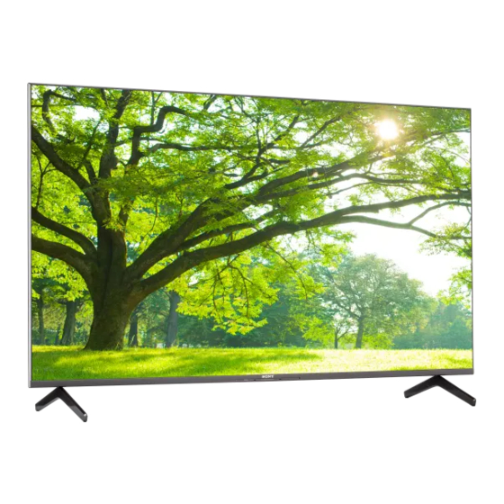 Sony Bravia 65X90CJ Podręcznik referencyjny