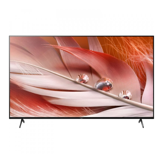 Sony Bravia 65X90J Manuel de référence