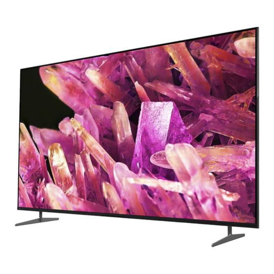 Sony BRAVIA 65X90K Manuale di riferimento