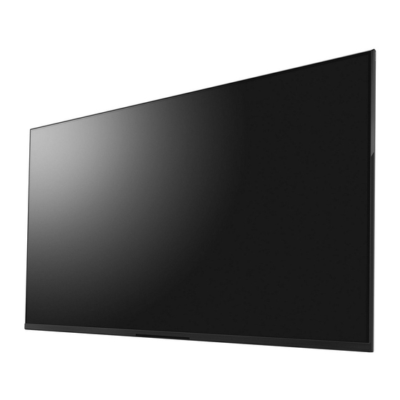 Sony Bravia FW-43BZ35J Manuale di installazione