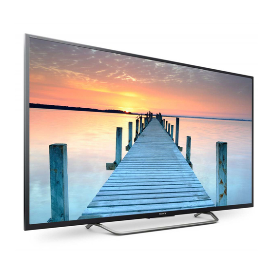 Sony BRAVIA FW-55X7001D セットアップマニュアル