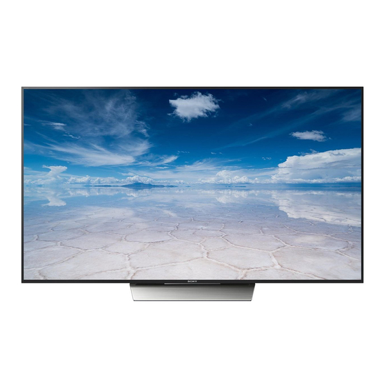 Sony BRAVIA FW-55X8501D Panduan Referensi