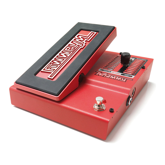 DigiTech BASS WHAMMY-V-01-Z Посібник користувача