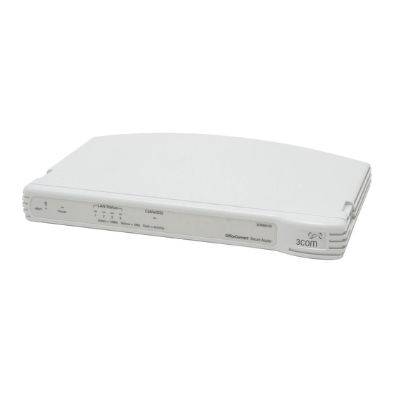 3Com 3CR860-95 - OfficeConnect Secure Router Manual de instalación